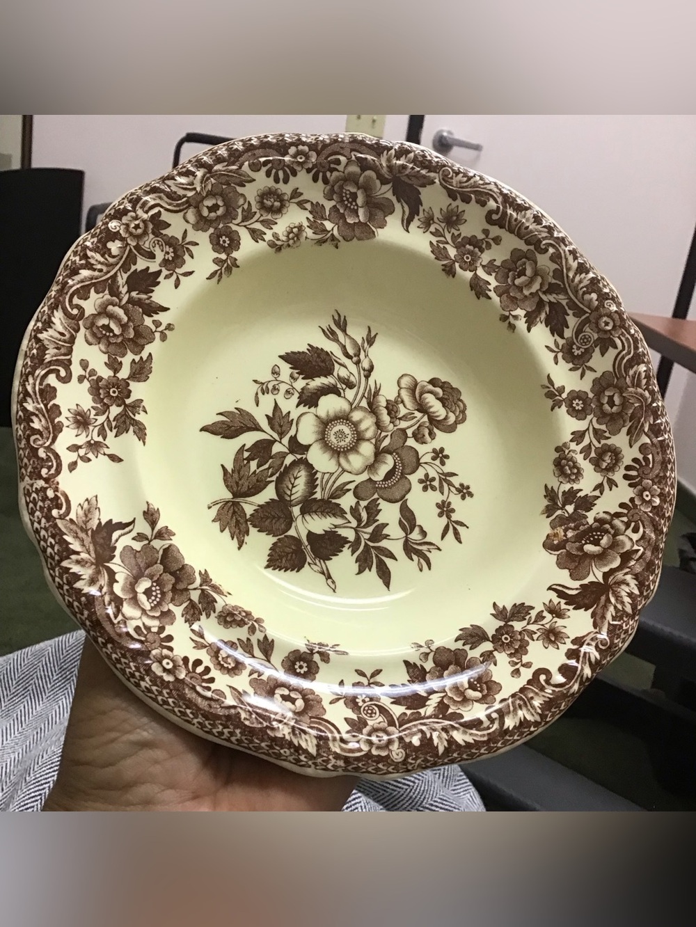 Vintage 1930s Spode Copeland Royal Jasmine Marina Bowl